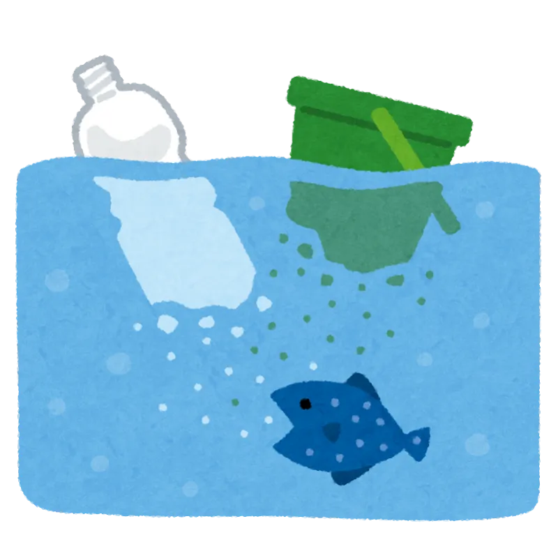 <p>マイクロプラスチック（コラムの予定）</p>
についての画像